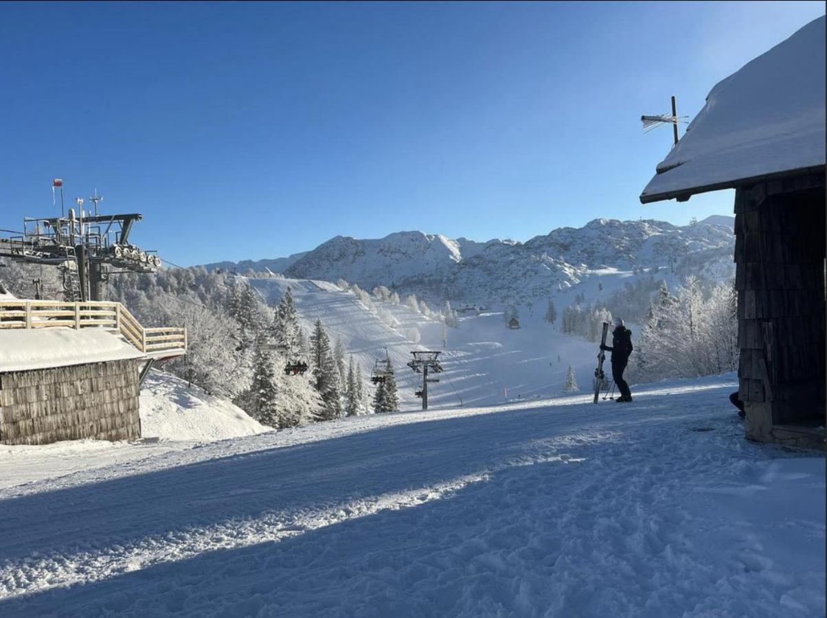 Chalet Burja At Vogel Mountain - Cable Car Access Or Hiking - Not Reachable With Car 보히니 외부 사진