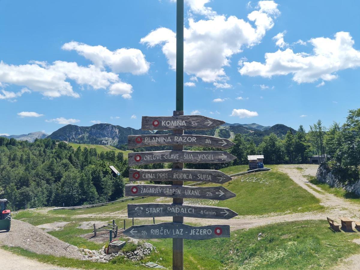 Chalet Burja At Vogel Mountain - Cable Car Access Or Hiking - Not Reachable With Car 보히니 외부 사진